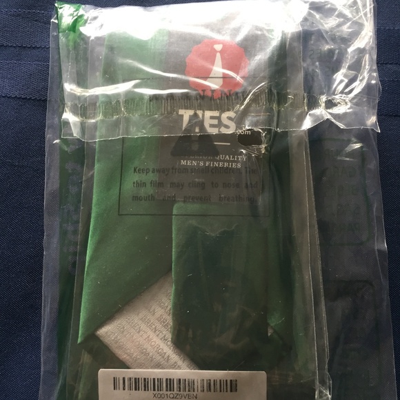 Accessories Hunter Green Satin Tie Poshmark